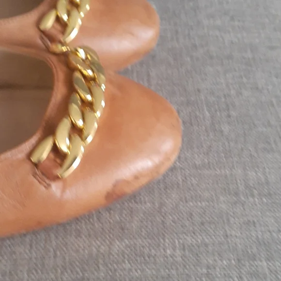 Lauren ralph Lauren tan leather pumps shoe  size 10B - Picture 16 of 16